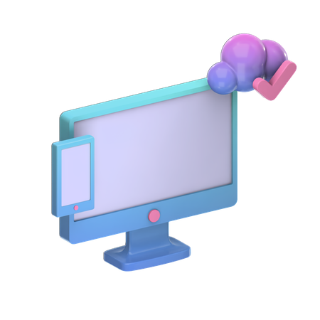 Free Responsive Device  3D Illustration