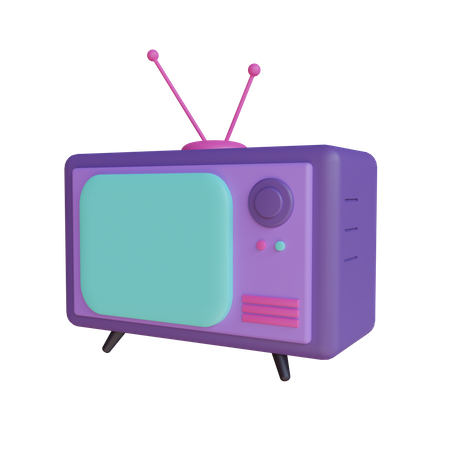 Free Retro Tv  3D Illustration