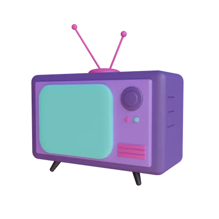 Free Retro Tv  3D Illustration