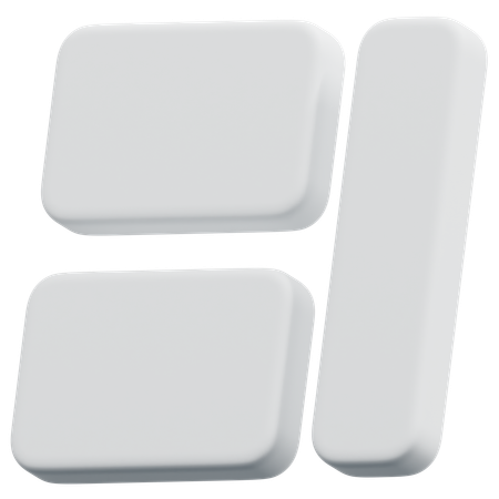 Free Reversed Sidebar Layout  3D Icon