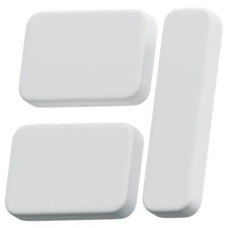 Free Reversed Sidebar Layout  3D Icon