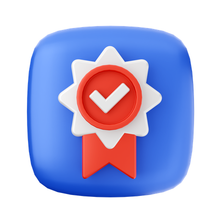 Free Reward Badge  3D Icon