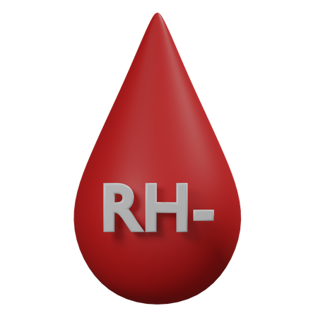 Free Rhesus negativ  3D Icon
