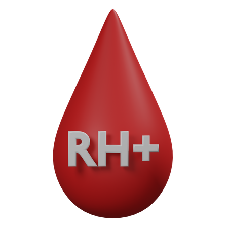 Free Rhesus Positivo  3D Icon