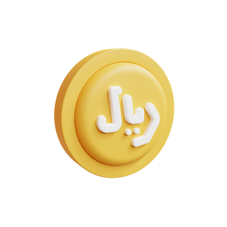 Free Riyal  3D Icon