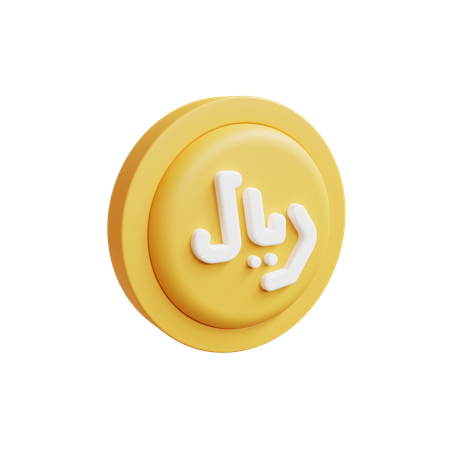 Free Riyal  3D Icon