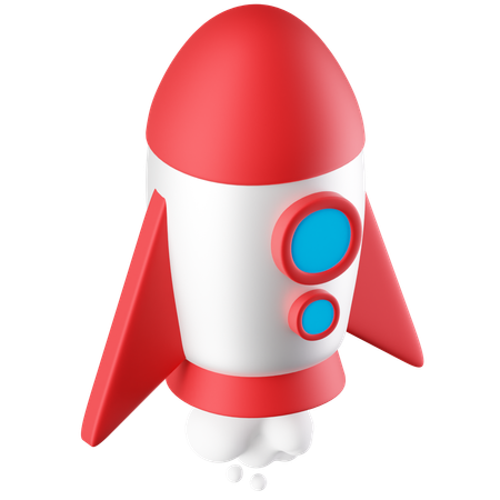 Free Rocket 3D Icon download in PNG, OBJ or Blend format