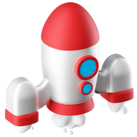 Free Rocket 3D Icon download in PNG, OBJ or Blend format