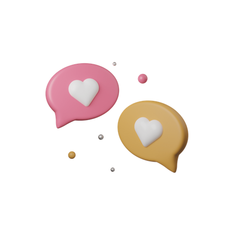 Free Romantic Messages  3D Icon
