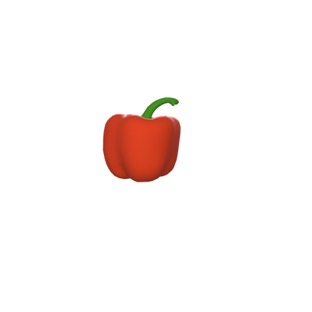 Free Rote Paprika  3D Icon
