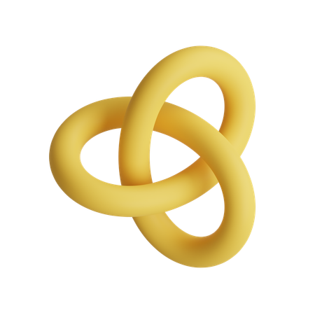Free Round triangle chain  3D Icon