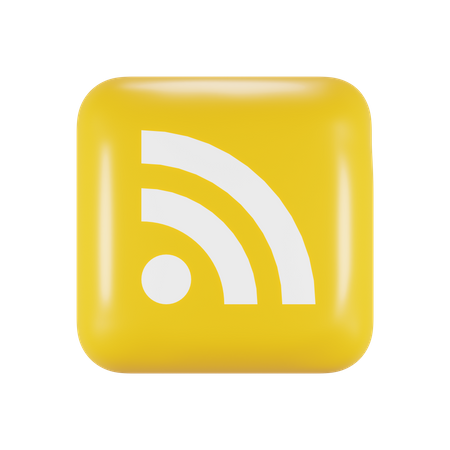 Free Rss Reader  3D Logo