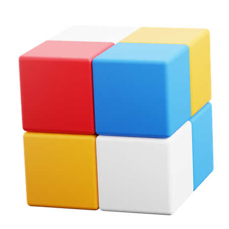 Free ルービックキューブの抽象的な形  3D Icon