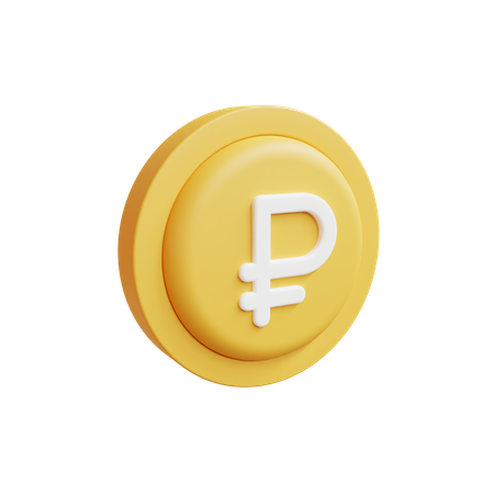 Free Ruble  3D Icon