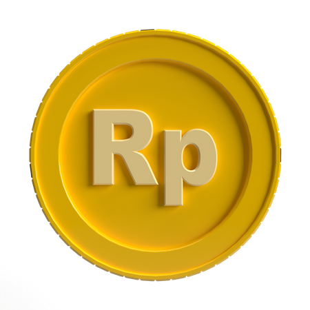 Free Rupiah Coin  3D Icon