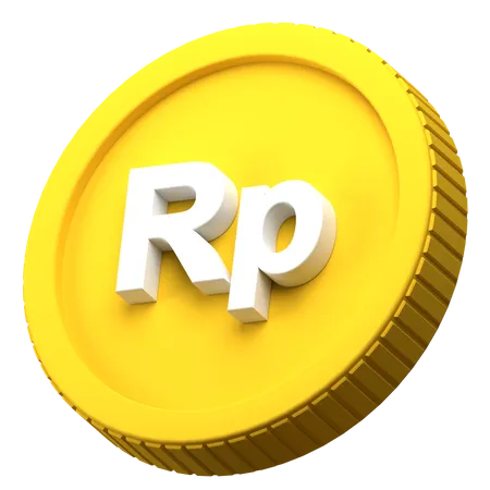 Free Rupiah Coin  3D Illustration