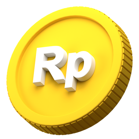 Free Rupiah Coin  3D Illustration