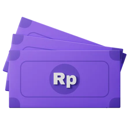 Free Rupiah Money  3D Icon