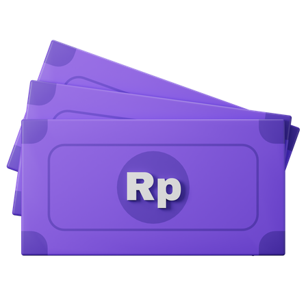Free Rupiah Money  3D Icon