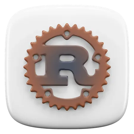 Free Icon Of Rust A Multi Paradigm Programming Language Designed For Performance And Safety Especially Safe Concurrency 3D Icon