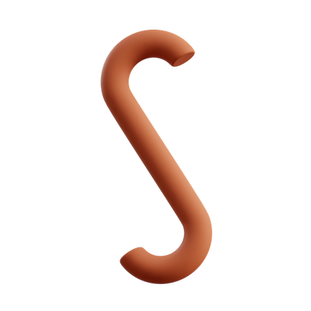 Free S pipe shape  3D Icon