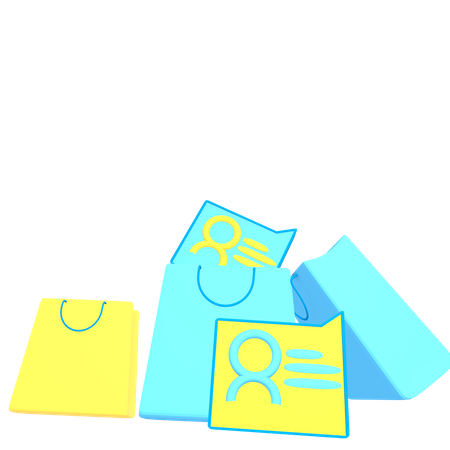 Free Sac de courses  3D Icon
