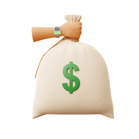 Free Saco de dinheiro  3D Icon