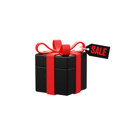 Free Sale Gift Box  3D Icon