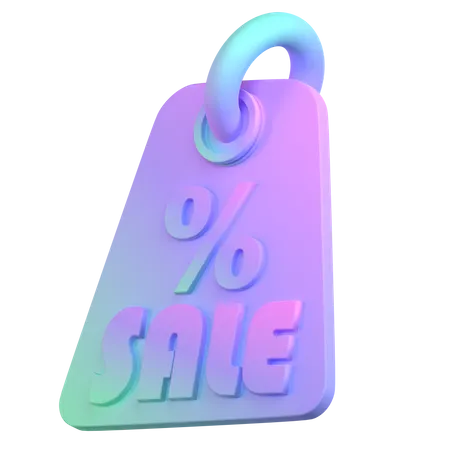 Free Sale Tag  3D Icon