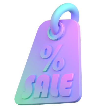Free Sale Tag  3D Icon