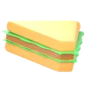 sándwich triangular