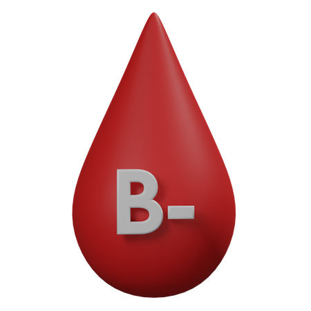 Free Sang b négatif  3D Icon