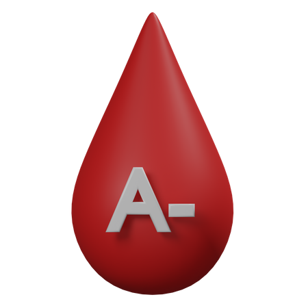Free Sang négatif  3D Icon