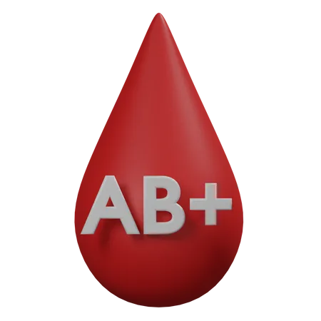 Free Sangre ab positiva  3D Illustration