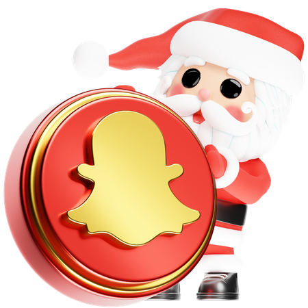 Free Papai Noel Calus com Snapchat de Natal  3D Icon