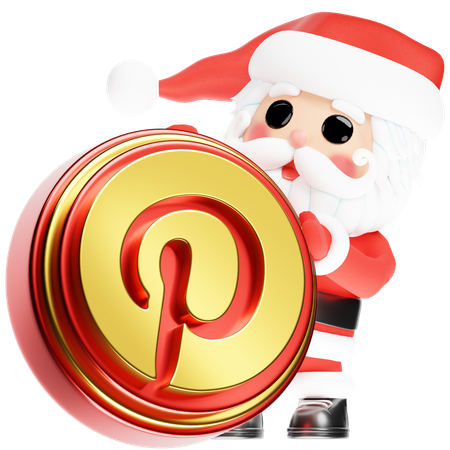 Free Papá Noel Calus con Pinterest navideño  3D Icon