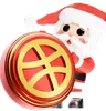 Santa Calus with Christmas Dribbble