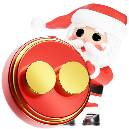 Free Santa Calus with Christmas Flickr  3D Icon