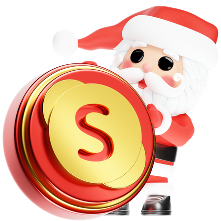 Free Santa Calus with Christmas Skype  3D Icon