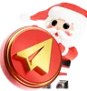 Santa Calus with Christmas Telegram