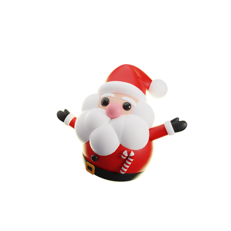 Free Santa Claus  3D Icon