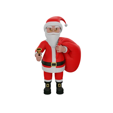 Free Santa Claus  3D Illustration