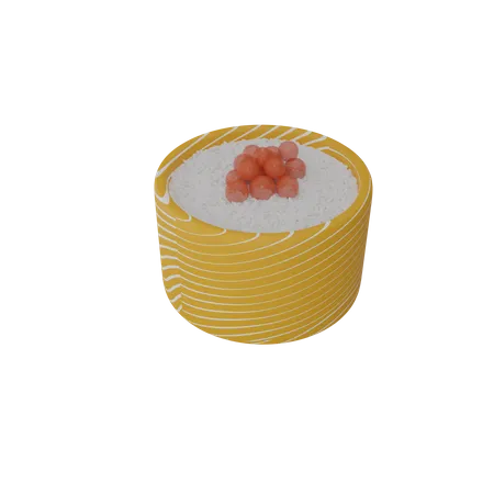 Free Icones De Ilustracao De Comida Especial De Sushi Japones 3 D 3D Icon
