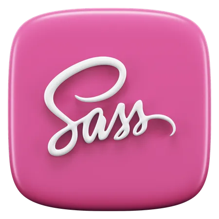 Free Icon Of Sass A Preprocessor Scripting Language That Is Interpreted Or Compiled Into Cascading Style Sheets CSS 3D Icon