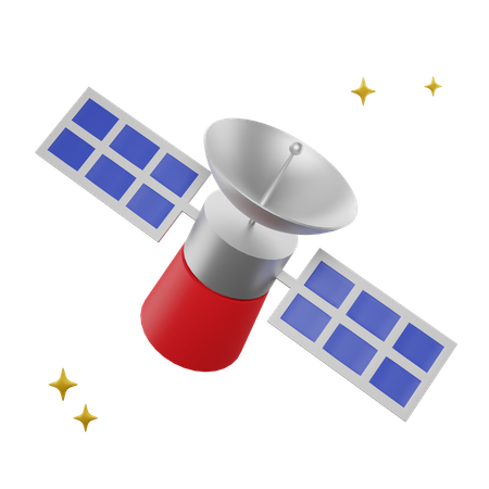 Free Satellite  3D Icon