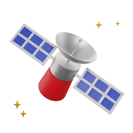 Free Satellite  3D Icon