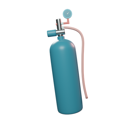 Free Sauerstoffflasche  3D Illustration