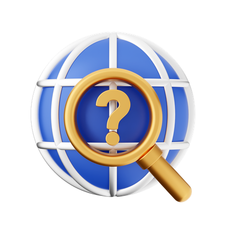 Free Scan Earth  3D Icon