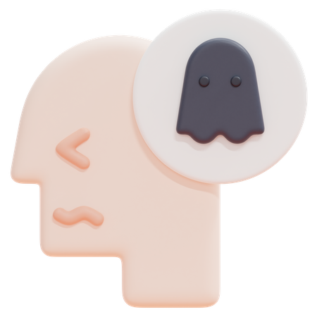 Free Scared Mind  3D Icon