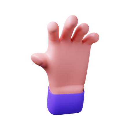 Free Scary Hand  3D Illustration